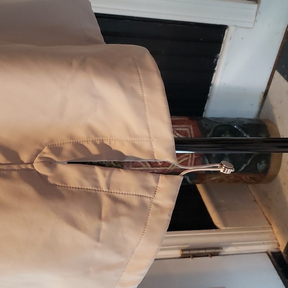 FF KENNETH COLE 2XL HOODED RAIN TRENCH COAT TAN WINDBREAKER - Picture 9 of 14